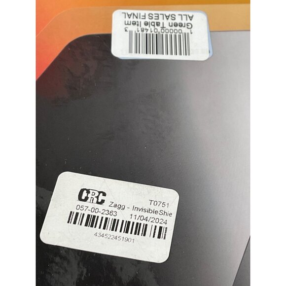 Zagg Invisible Shield Glass Elite Screen Protector New iPad 2024 Small NEW - Picture 3 of 6